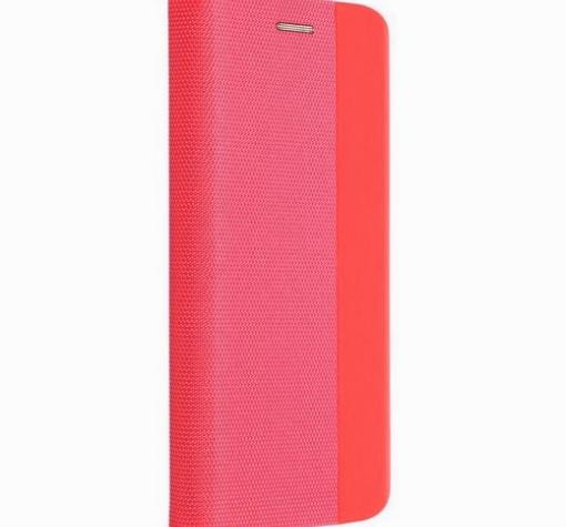Кожен калъф Sensitive Book със стойка за Samsung Galaxy S20 Plus - червен