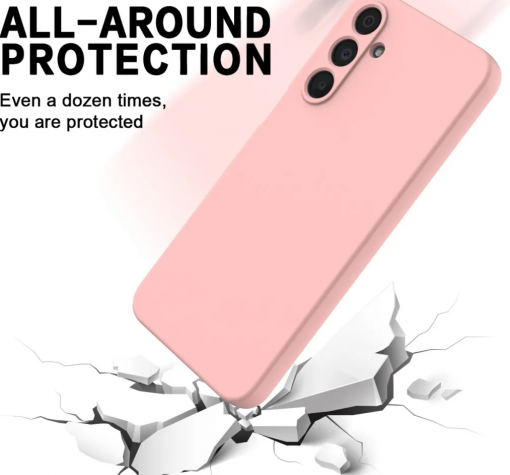 Силиконов калъф / гръб / кейс за Samsung A37 Baby Pink - светлорозов кейс със защита за камерата — снимка 2