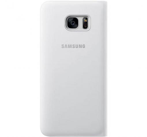 Оригинален калъф S View Cover EF-Z935CB за Samsung Galaxy S7 Edge G935 - бял — снимка 3