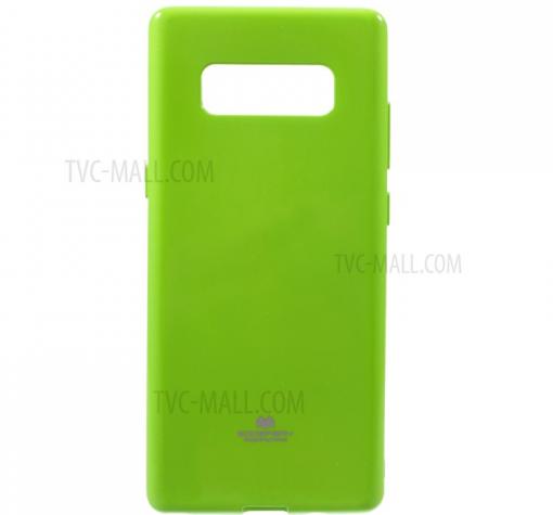 Луксозен силиконов калъф / гръб / TPU Mercury GOOSPERY Jelly Case за Samsung Galaxy Note 8 N950 - зелен