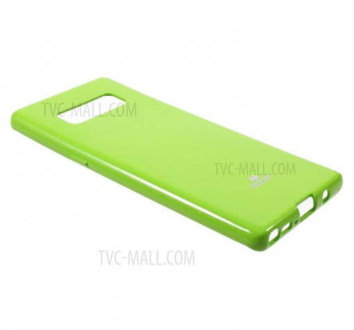 Луксозен силиконов калъф / гръб / TPU Mercury GOOSPERY Jelly Case за Samsung Galaxy Note 8 N950 - зелен — снимка 2