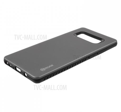 Луксозен силиконов калъф / гръб / TPU Roar Mil Grade Hybrid Case за Samsung Galaxy Note 8 N950 - сив — снимка 2