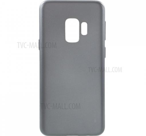 Луксозен силиконов калъф / гръб / TPU MERCURY i-Jelly Case Metallic Finish за Samsung Galaxy S9 Plus G965 - графит