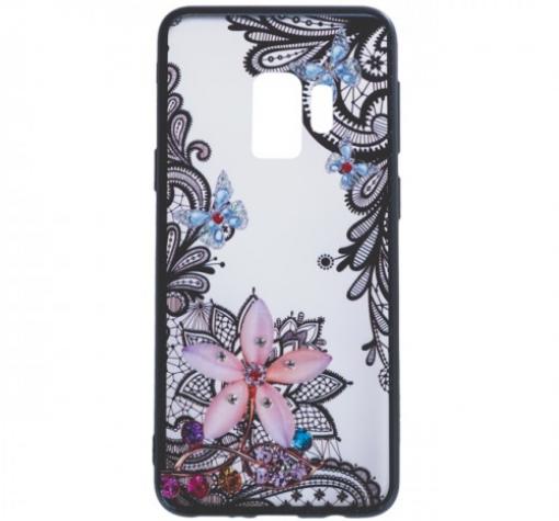 Силиконов калъф / гръб / TPU за Samsung Galaxy S9 G960 - цвете с пеперуди