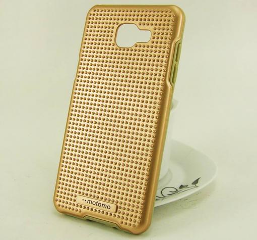 Твърд гръб MOTOMO TPU PC Hybrid Case за Samsung Galaxy A5 2016 A510 - златист