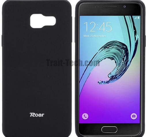 Луксозен силиконов калъф / гръб / TPU Roar All Day за Samsung Galaxy A5 2017 A520 - черен / мат