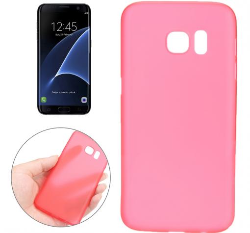 Ултра тънък предпазен твърд гръб TPU Ultra Thin за Samsung Galaxy S7 Edge G935 - червен