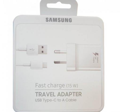 Оригинално зарядно 220V 15W за Samsung Galaxy A8 Plus 2018 A730 / Fast Charger / Type C