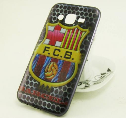 Луксозен ултра тънък силиконов калъф / гръб / TPU Ultra Thin за Samsung Galaxy J5 J500 - Barcelona / цветен
