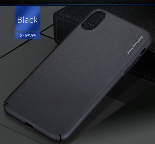 Оригинален твърд гръб X-level Knight Series за Apple iPhone XR - черен