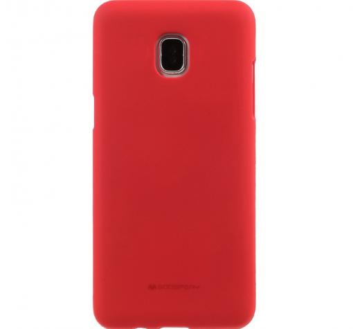 Луксозен силиконов калъф / гръб / TPU Mercury GOOSPERY Soft Jelly Case за Samsung Galaxy J5 2017 J530 - червен