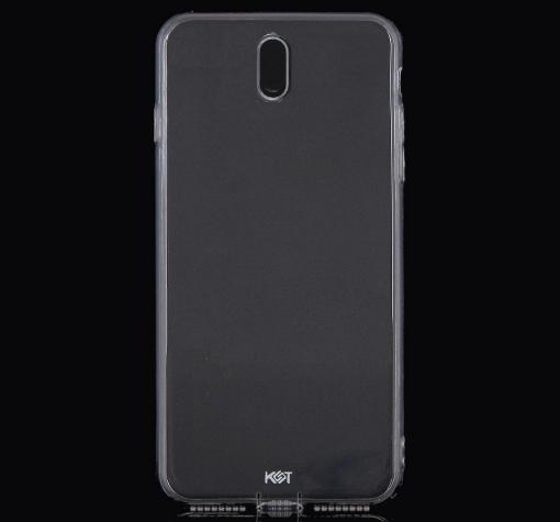 Луксозен силиконов калъф / гръб / TPU KST Touch series за Samsung Galaxy J7 2017 J730 - прозрачен