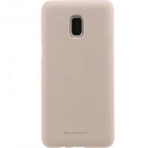 Луксозен силиконов калъф / гръб / TPU Mercury GOOSPERY Soft Jelly Case за Samsung Galaxy J7 2017 J730 - бежов