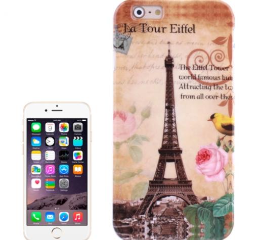 Силиконов калъф / гръб / TPU за Apple iPhone 6 / iPhone 6S - Айфелова кула