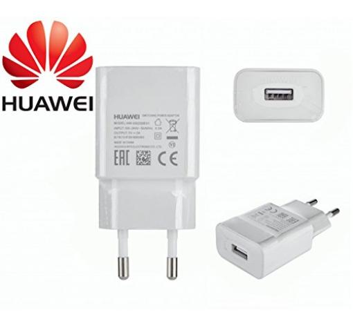 Оригинално зарядно / адаптер / 220V за Huawei P20 -бяло