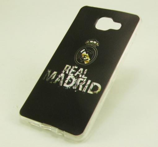 Силиконов калъф / гръб / TPU за Samsung Galaxy A5 2016 A510 - Real Madrid / черен