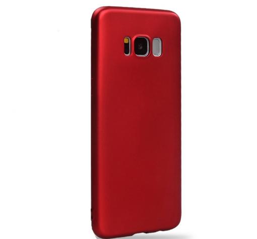 Силиконов калъф / гръб / TPU за Samsung Galaxy S8 G950 - тъмно червен