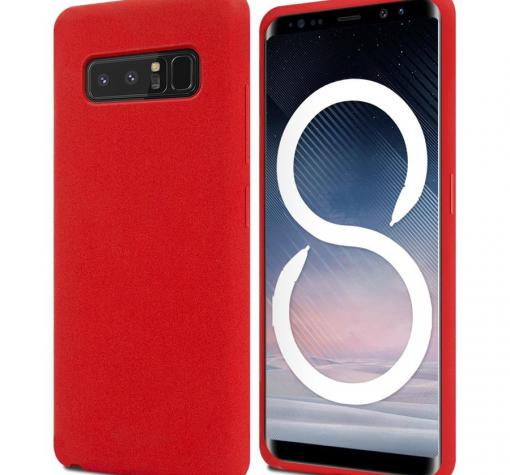 Луксозен силиконов калъф / гръб / TPU Mercury GOOSPERY Soft Jelly Case за Samsung Galaxy Note 8 N950 - червен