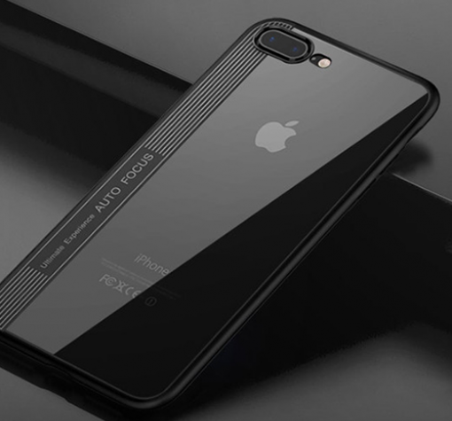 Луксозен гръб TOTU Design CRYSTAL Series за Apple iPhone 7 Plus / iPhone 8 Plus - черен