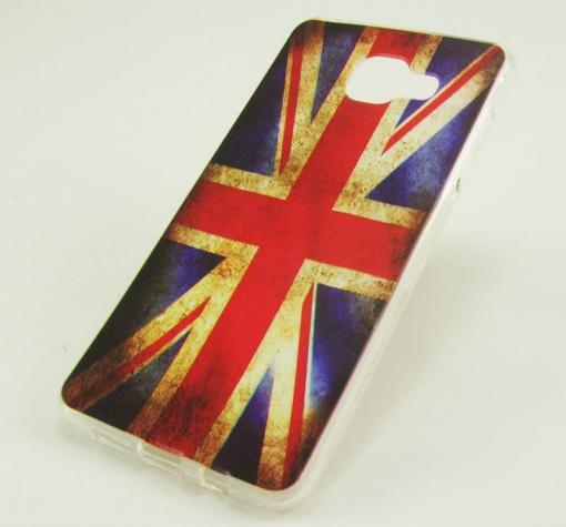 Силиконов калъф / гръб / TPU за Samsung Galaxy A3 2016 A310 - Retro British Flag