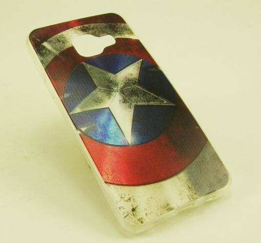 Силиконов калъф / гръб / TPU за Samsung Galaxy A3 2016 A310 - цветен / Captain America