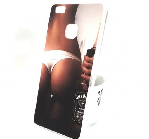 Силиконов калъф / гръб / TPU за Huawei P9 Lite - момиче / Jack Daniel's — снимка 2