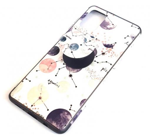 Луксозен силиконов калъф / гръб / TPU RUBY с Popsocket за Samsung Galaxy A71 - Capricorn — снимка 4