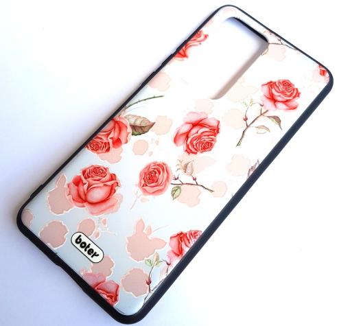 Твърд гръб със силиконов кант за Huawei P40 Pro - Roses — снимка 2