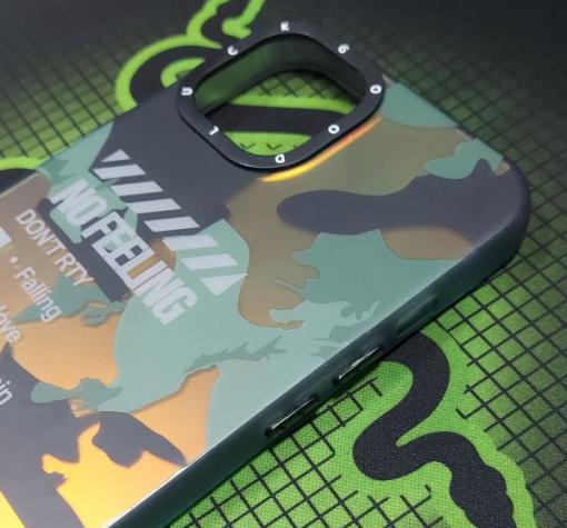 Луксозен неонов твърд гръб / case / за iPhone 15 Pro Max - NO FEELING — снимка 4