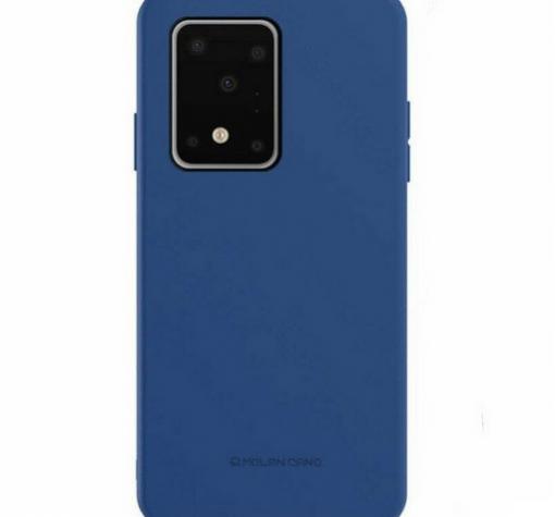Силиконов калъф / гръб / TPU MOLAN CANO Jelly Case за Samsung Galaxy S10 Lite A91 - тъмно син / мат