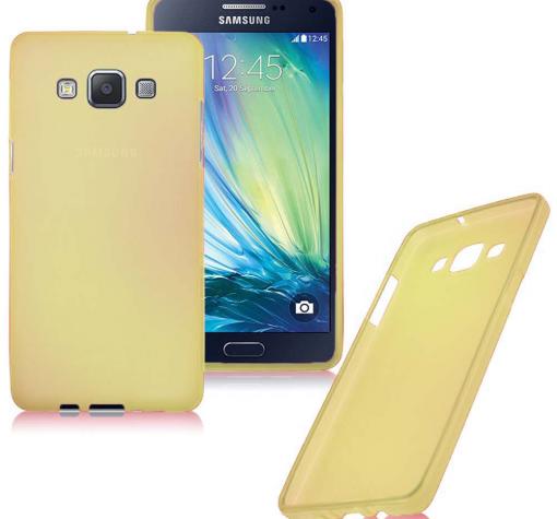 Силиконов калъф / гръб / TPU i-Zore за Samsung Galaxy J7 - златист / мат
