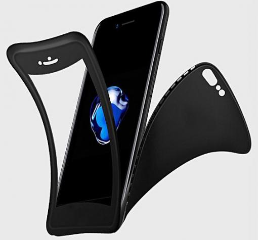 Луксозен силиконов калъф / гръб / TPU 360 + Nano Glass Protector за Xiaomi Redmi 5 Plus - черен лице и гръб