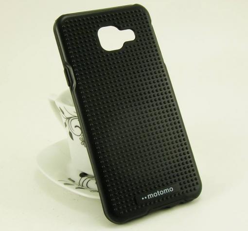 Твърд гръб MOTOMO TPU PC Hybrid Case за Samsung Galaxy A3 2016 A310 - черен — снимка 2