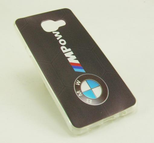 Силиконов калъф / гръб / TPU за Samsung Galaxy A3 2016 A310 - черен / BMW / MPower — снимка 2
