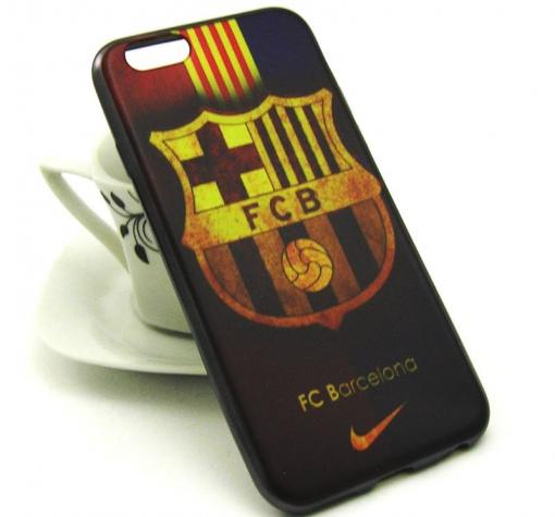 Силиконов калъф / гръб / TPU за Apple iPhone 6 / iPhone 6S - цветен / FC Barcelona — снимка 2