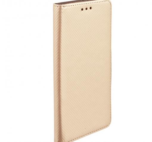 Кожен калъф Magnet Case със стойка за Huawei Mate 10 - златист — снимка 2