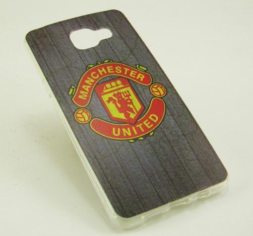 Силиконов калъф / гръб / TPU за Samsung Galaxy A5 2016 A510 - Manchester United / сив — снимка 2