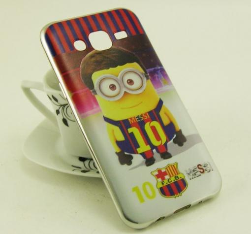 Луксозен ултра тънък силиконов калъф / гръб / TPU Ultra Thin за Samsung Galaxy J5 J500 - Minion / Messi — снимка 2