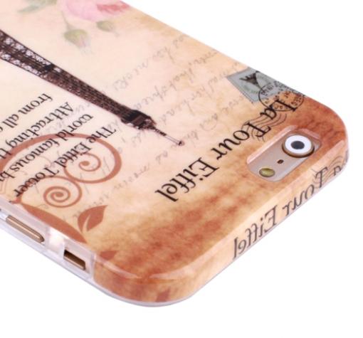 Силиконов калъф / гръб / TPU за Apple iPhone 6 / iPhone 6S - Айфелова кула — снимка 2