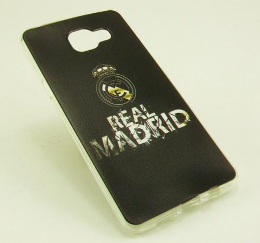 Силиконов калъф / гръб / TPU за Samsung Galaxy A3 2016 A310 - Real Madrid / черен — снимка 2