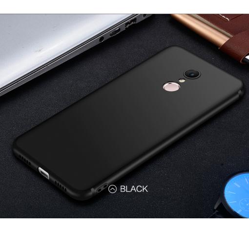 Силиконов калъф / гръб / TPU за Xiaomi Redmi 5 Plus - черен — снимка 2