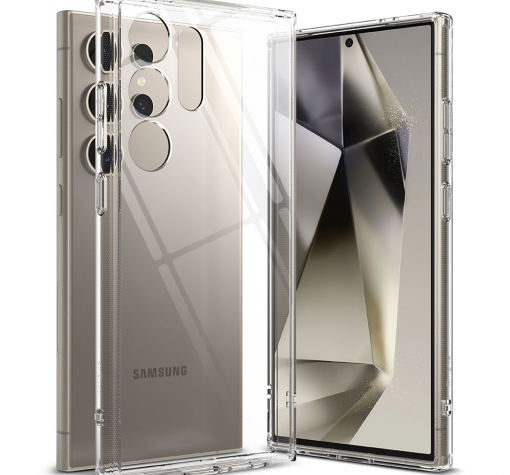 Удароустойчив силиконов калъф / гръб / кейс за Samsung S24 Ultra 5G - прозрачен — снимка 2
