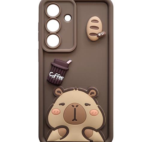 Силиконов 3D case Samsung Galaxy A17 5G / Samsung A26 capybara / Капибара — снимка 2