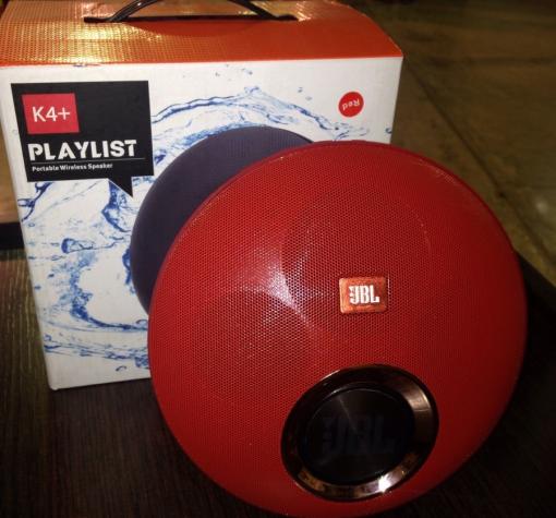 Безжична Bluetooth тонколона JBL K4+ / Wireless Bluetooth JBL K4+ - червена — снимка 3