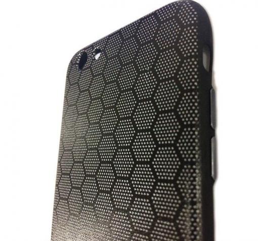 Оригинален гръб REMAX Gentleman за Apple iPhone 7 - черен / кръгове — снимка 3