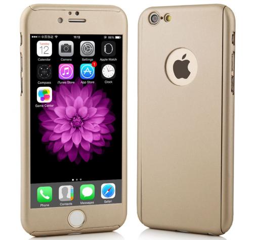 Силиконов гръб Magic Skin 360° FULL за Apple iPhone 7 - златист
