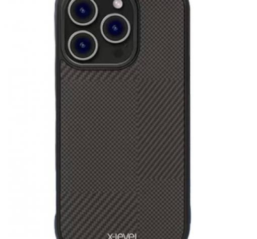 Луксозен гръб / кейс / X-Level Rhombus Series за Apple iPhone 16 Pro Max (6.9) - черен