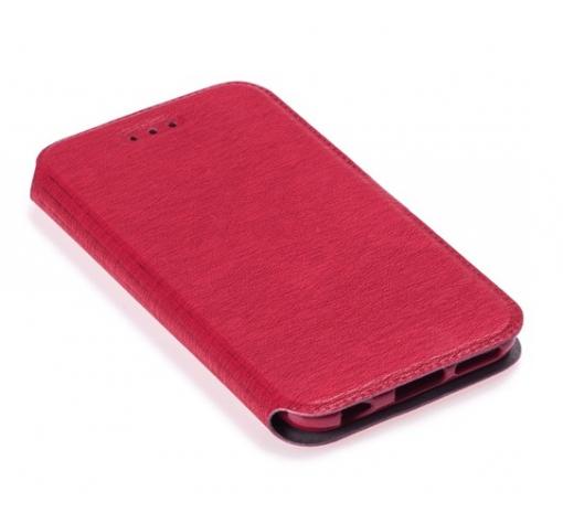 Кожен калъф Flip тефтер със стойка за Huawei P20 Lite - червен / Flexi — снимка 2