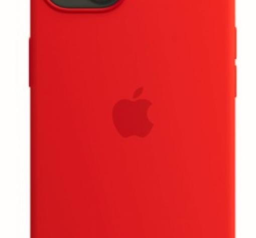 Оригинален гръб Silicone Case за Apple iPhone 13 6.1" - червен