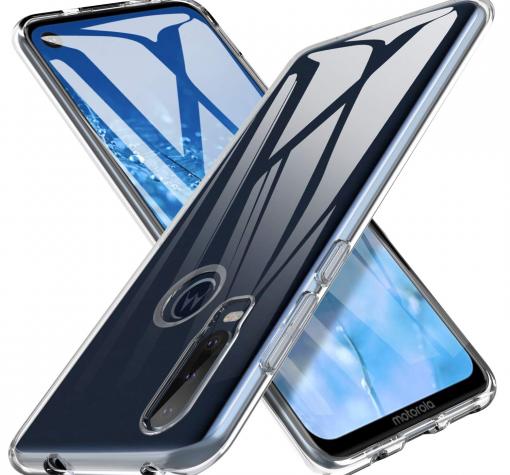 Силиконов калъф / гръб / TPU за Motorola One Macro - прозрачен